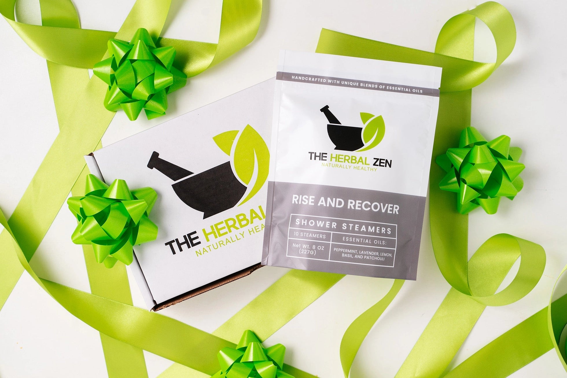 Herbal Zen | RISE AND RECOVER 10pk. | Aromatherapy Shower Steamers | Handmade | Soothe. Heal. Restore.