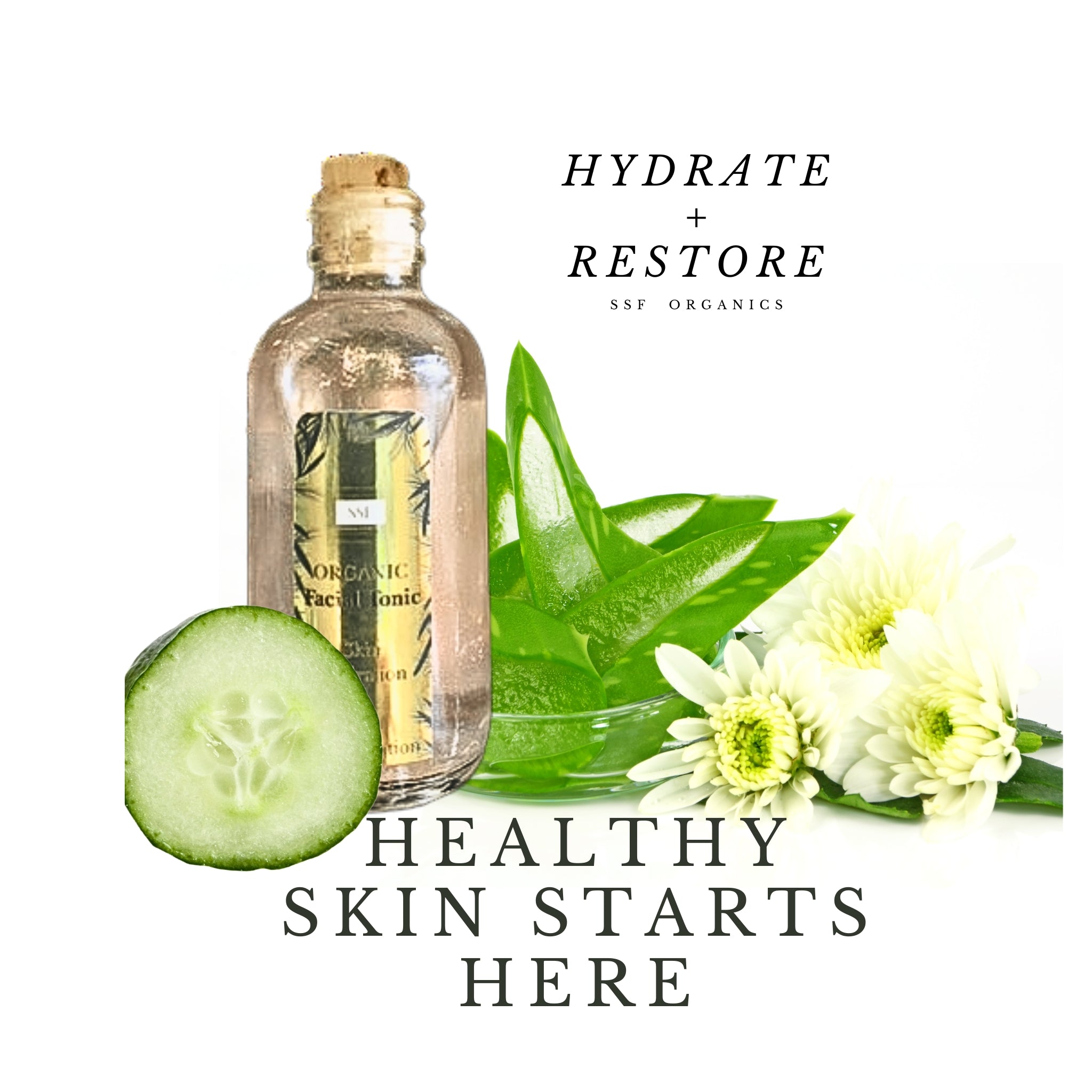 healthy skin starts here hydrate and restore