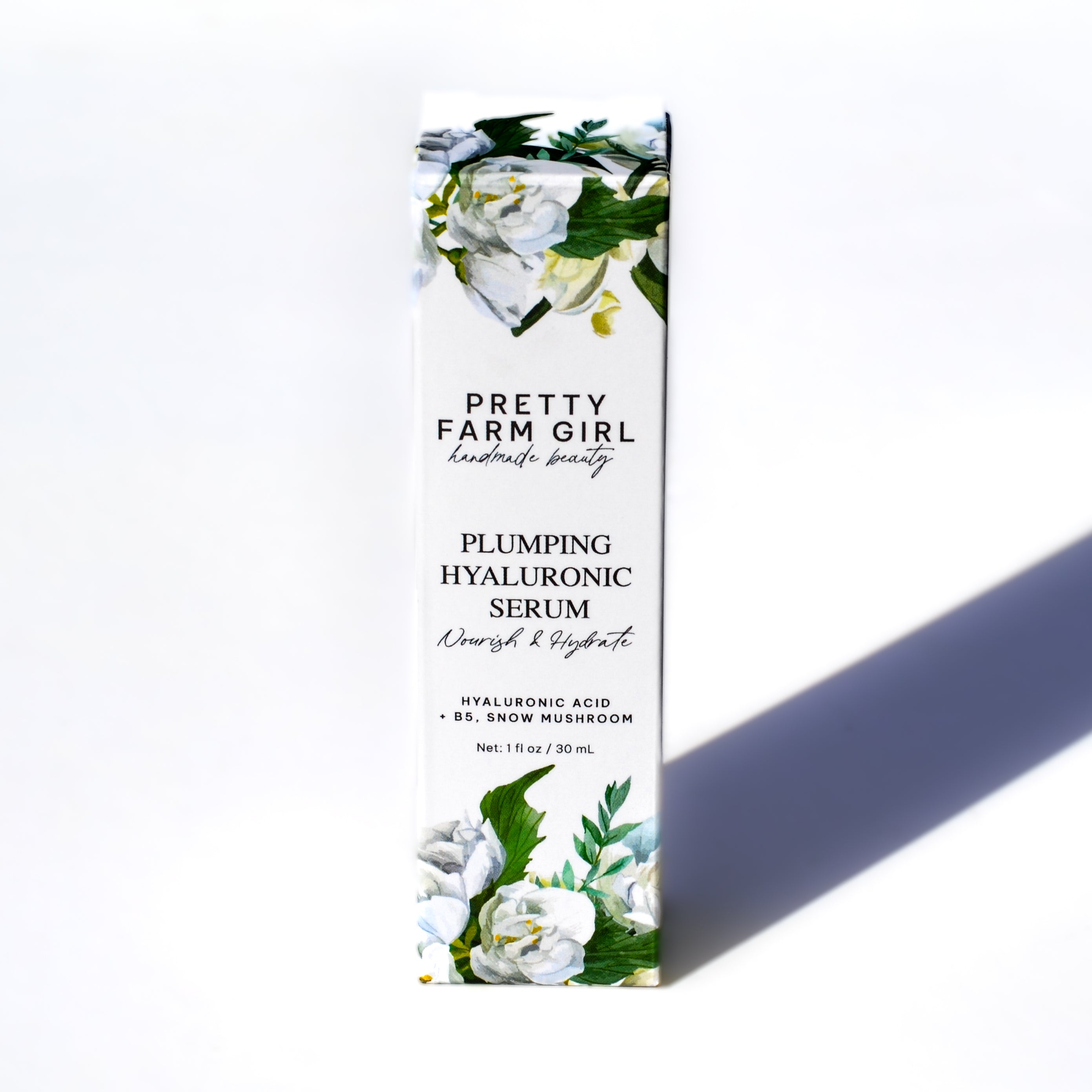 Pretty Farm Girl- Hyaluronic Plumping Serum with Vitamin B5 + Snow Mushroom