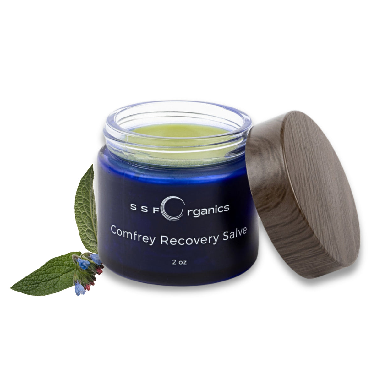 Comfrey Recovery Salve (Glass Jar)- Herbal Multi Purpose 2 oz.