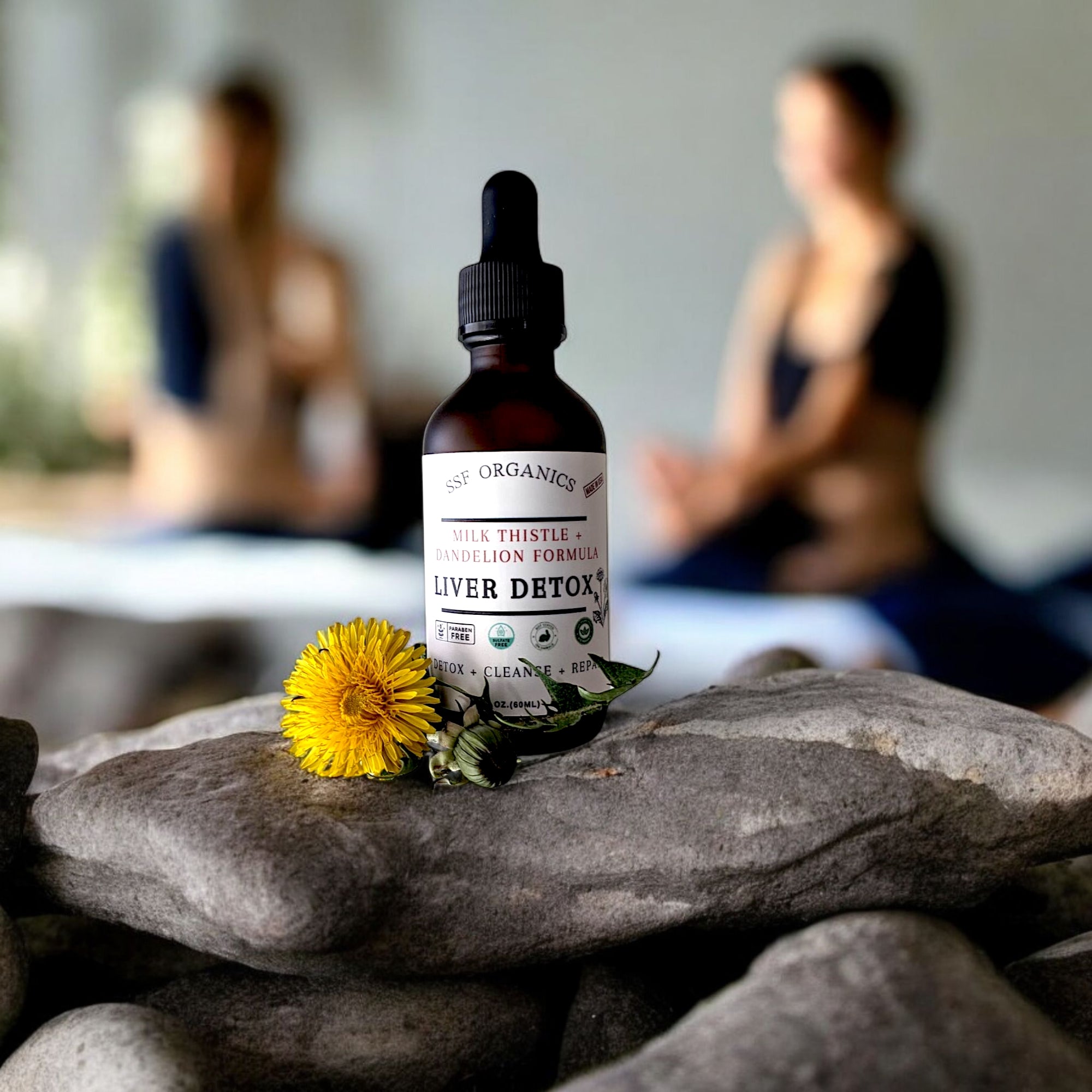 SSF Organics- Liver Tonic | Detox Support | Liquid Tincture with Dandelion, Milk Thistle, Artichoke Leaf, Lemon. Safe and Gentle Daily Formula. Promotes Optimal Liver Function.