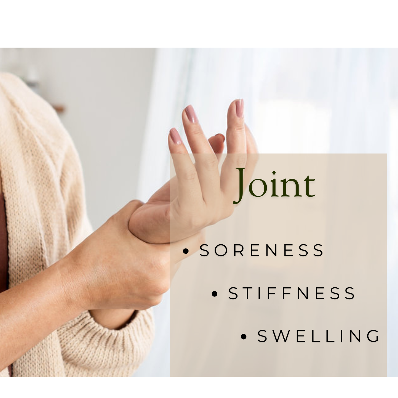 Joint Pain Oil Blend Concentrate | MSM | Bee Venom | Comfrey | Boswellia | SOOTHE. HEAL. RESTORE.