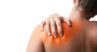 Benefits of comfrey and arnica pA close-up of a person's shoulder and upper back with a hand pressing on the shoulder joint, highlighted with a glowing Nerve Cream – Maximum Strength for Feet, Hands, Legs, Toes, Lower Back - Alpha Lipoic Acid, Arnica, Vitamin B6, Aloe Vera, MSM - Effective Soothing. there are several natural treatments ointment