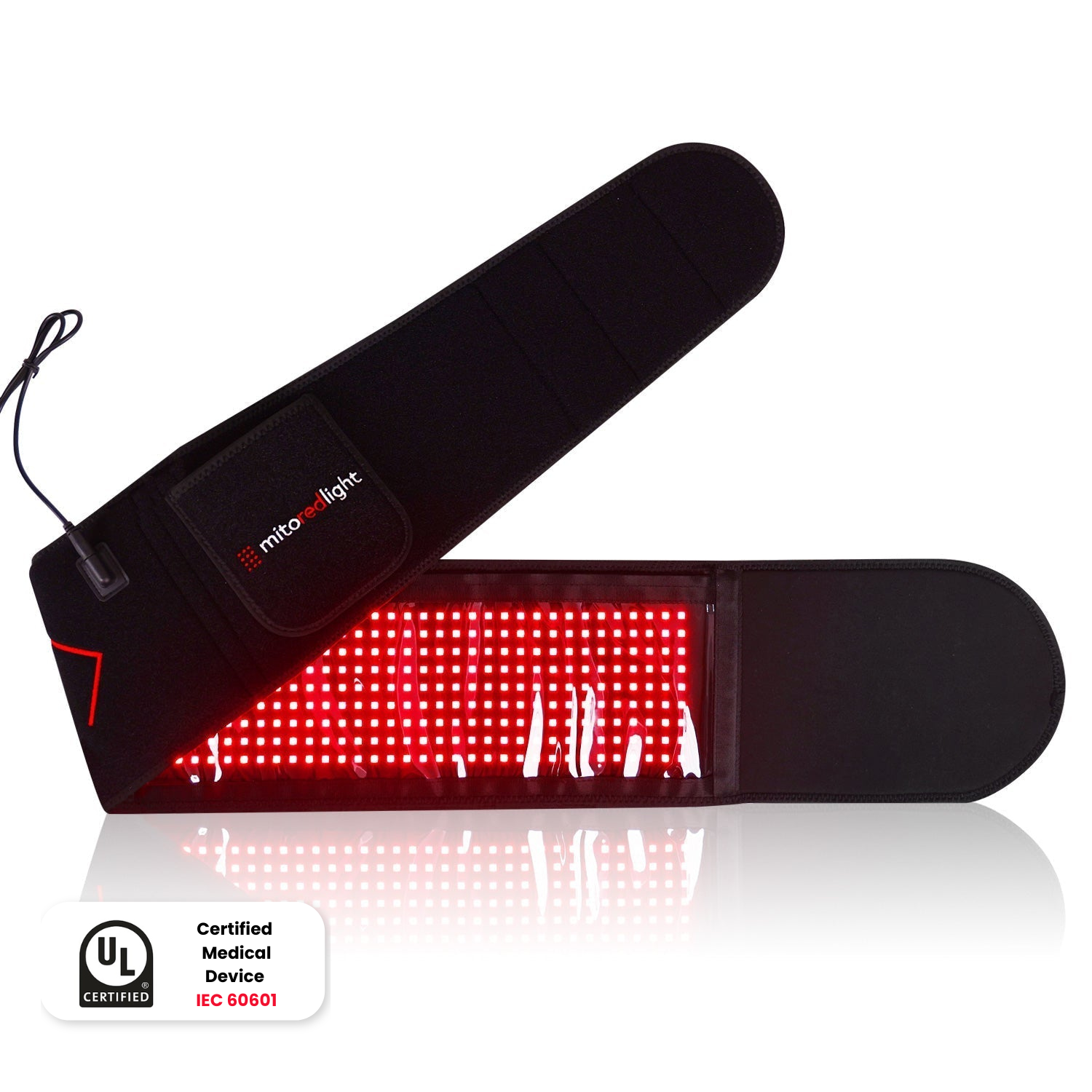 MitoQUAD™ Red Light Therapy Wavelength Belt | Medical Grade |  TriChip™ Technology