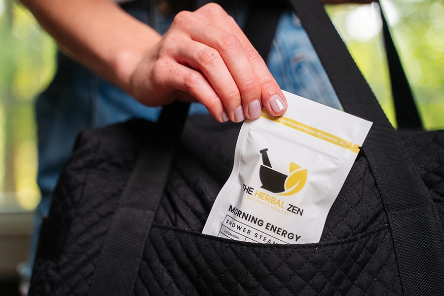 Herbal Zen | MORNING ENERGY 2PK. | Aromatherapy Shower Steamers | Handmade | Soothe. Heal. Restore.