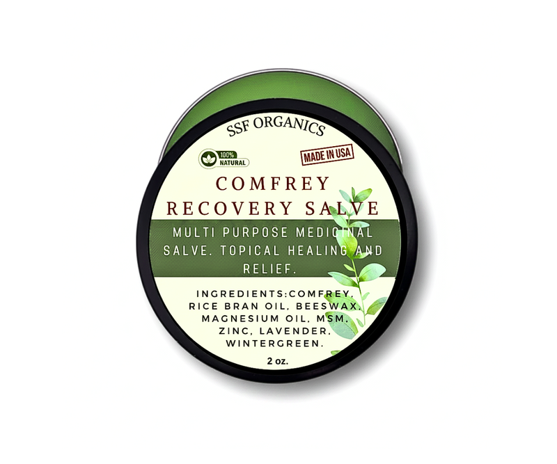 Comfrey Recovery Salve- Herbal Multi Purpose 2oz. and 4 oz.
