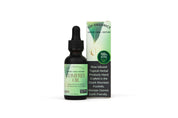 SSF Organics Comfrey Oil bottle with dropper and packaging on a white background
