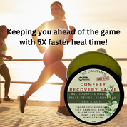 keeping you ahead of the game with 5x faster heal time with menthol and comfrey plant based ingredients Organic Comfrey Salve - Organic Comfrey  or bone healing and skin muscle and arthritis relief comfrey salve | Penetrex | Joint Pain | Arthritis | Eczema | Psoriasis | Cyst | Infection | antifungal | Sore | Rash | Bite | Sting | Bee Venom |