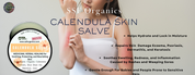 Calendula salve oil for skin rashes and eczema psoriasis and dermatitis made with zinc aloe calendula herbal remedy for skin cysts boils bed sores moisturizing dry skin small local company