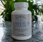 Serendipitous Summer Farms SSF Organics- Joint Flex with Glucosamine Chondroitin Turmeric Msm Boswellia - Joint Support Supplement for Relief 60 Capsules for Bones, Back, Knees, Hands (60 Capsules)