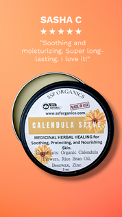 Calendula salve oil for skin rashes and eczema psoriasis and dermatitis made with zinc aloe calendula herbal remedy for skin cysts boils bed sores moisturizing dry skin