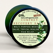 Organic Comfrey Salve - Organic Comfrey  or bone healing and skin muscle and arthritis relief comfrey salve | Penetrex | Joint Pain | Arthritis | Eczema | Psoriasis | Cyst | Infection | antifungal | Sore | Rash | Bite | Sting | Bee Venom |