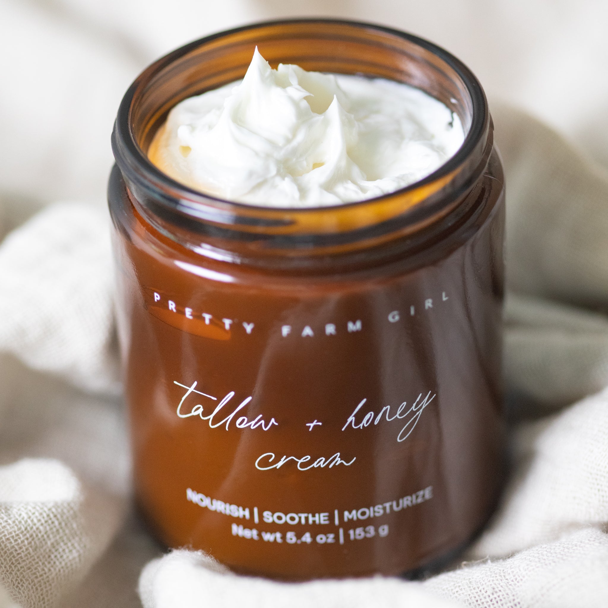 Pretty Farm Girl- Fragrance Free Tallow + Honey Cream for Sensitive Skin