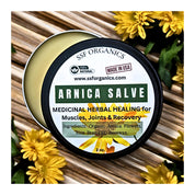 Arnica Salve 2 oz.- Natural Recovery Treatment for Pain Relief, Bruises, Wounds, Scaring, Back and Muscle Soreness.