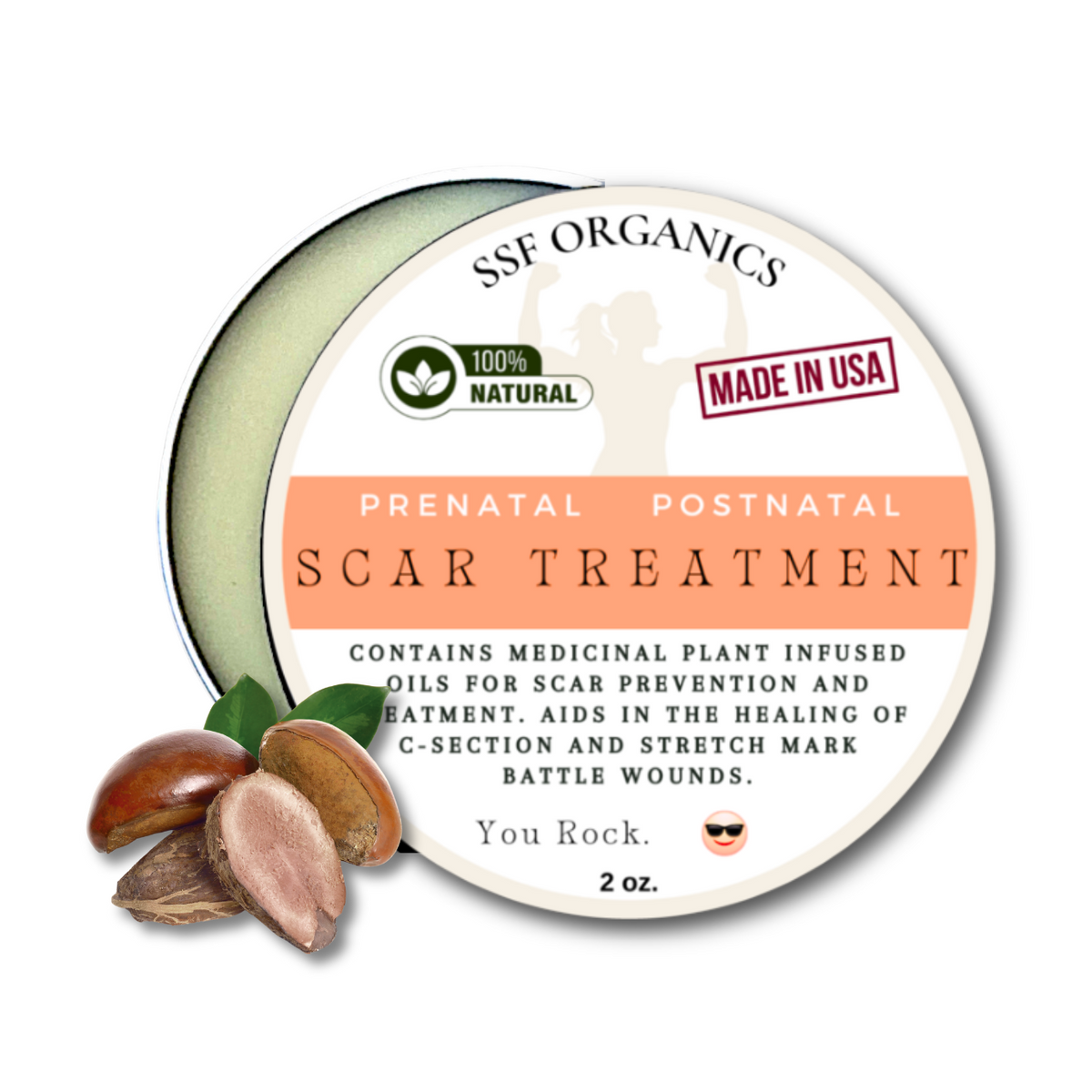 Mama Scar Salve- Treatment for Stretch Marks and C-Section Recovery