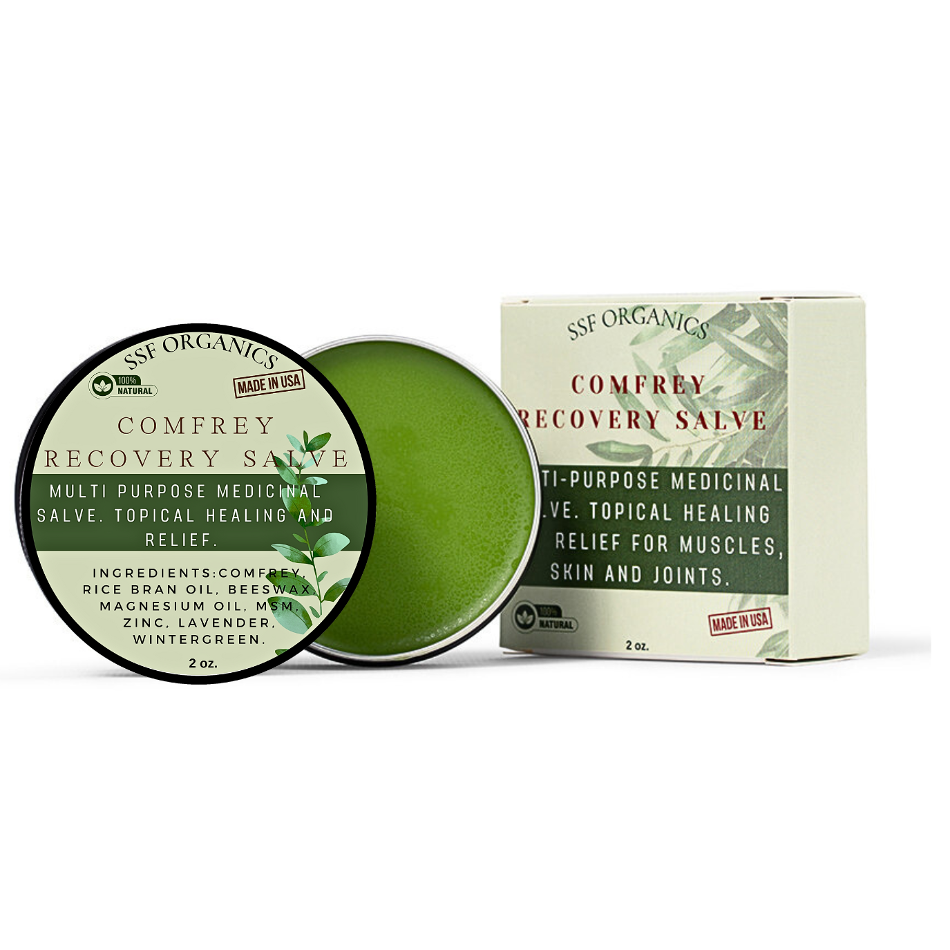 Advanced Natural Healing on a cellular level for herbal remedies Organic Comfrey Salve - Organic Comfrey  or bone healing and skin muscle and arthritis relief comfrey salve | Penetrex | Joint Pain | Arthritis | Eczema | Psoriasis | Cyst | Infection | antifungal | Sore | Rash | Bite | Sting | Bee Venom |
