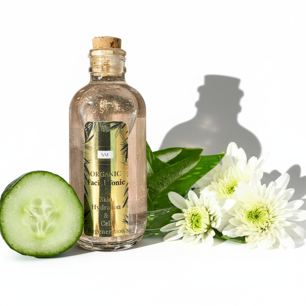 Herbal Facial Tonic- Skin Hydration and Cell Regeneration. Fresh. New. Product.  FRESH pressed ingredients!