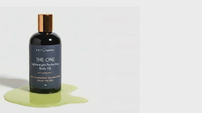 THE ONE- Lightweight after shower body Oil- Nourishing  Oil Blend to Restore Natural Glow. Jojoba, Rosehip, Plant Based Squalene, Blue Tansy. This ultra-light facial oil helps to firm, hydrate