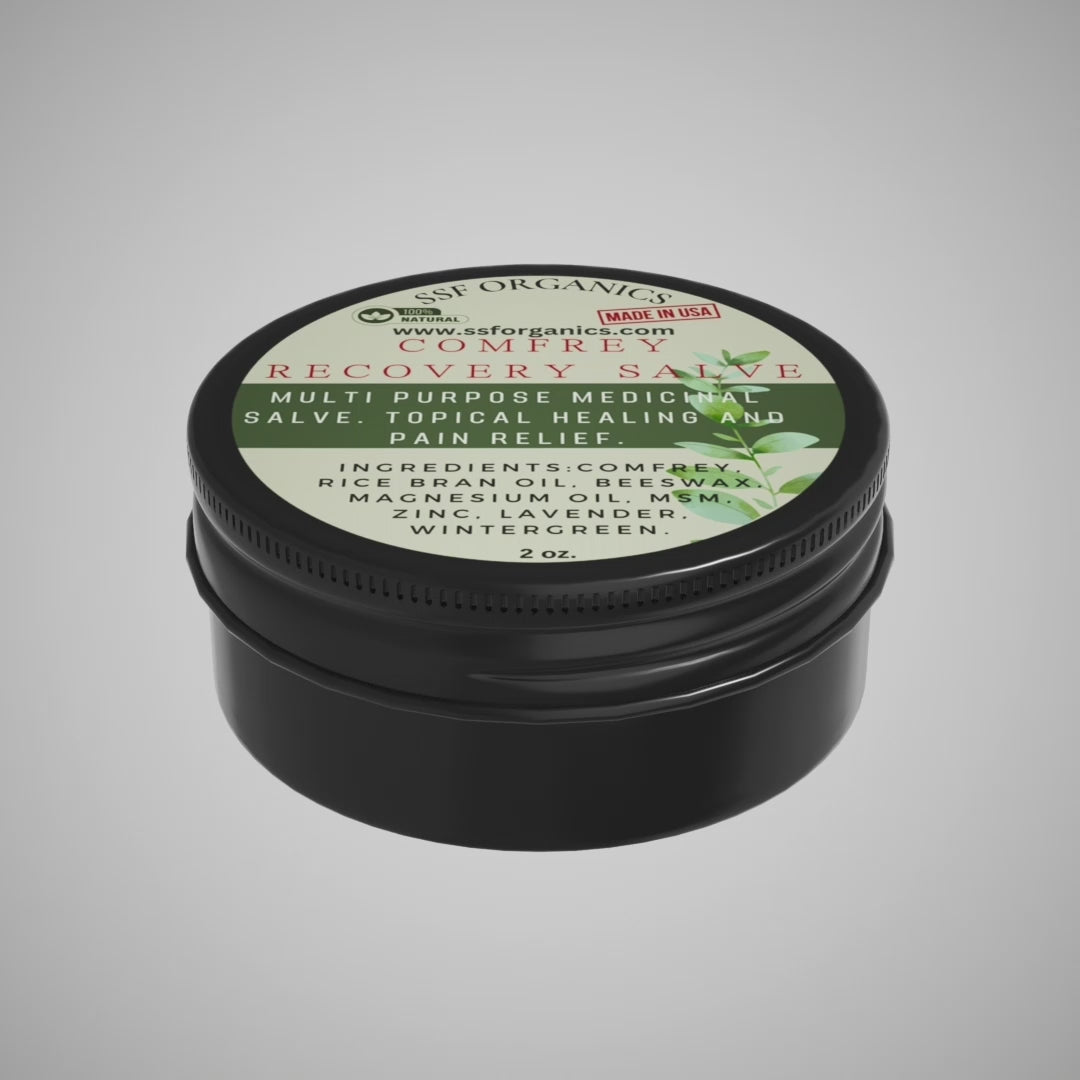 video of comfrey salve for bone healing organic Organic Comfrey Salve - Organic Comfrey  or bone healing and skin muscle and arthritis relief